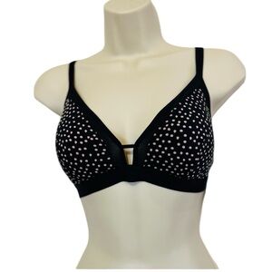 All You Lively Busty Bralette Padded, Painted Polka, Size‎ Large, NWT